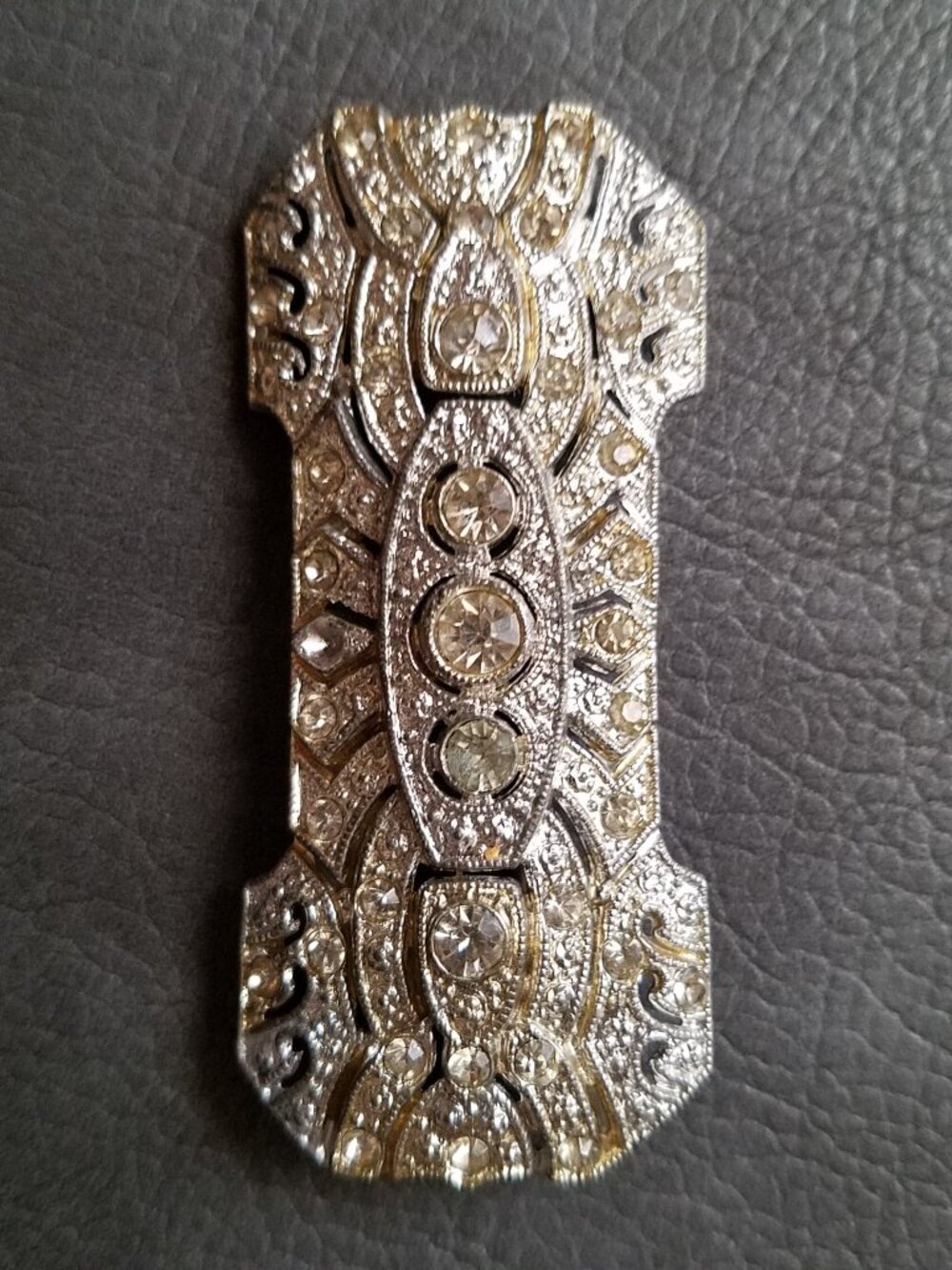 Vintage Little Nemo Rhinestone Pot Metal Brooch